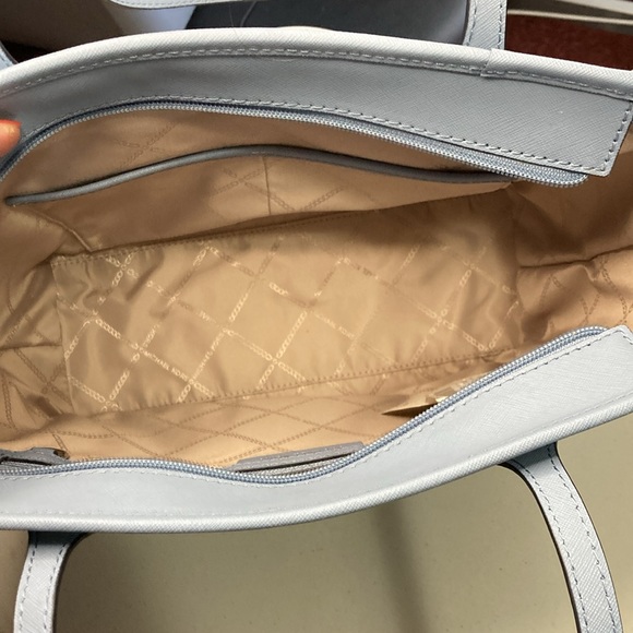 Michael Michael Kors Eva Small Tote In Chambray Blue NEW WITH TAGS - Picture 8 of 10